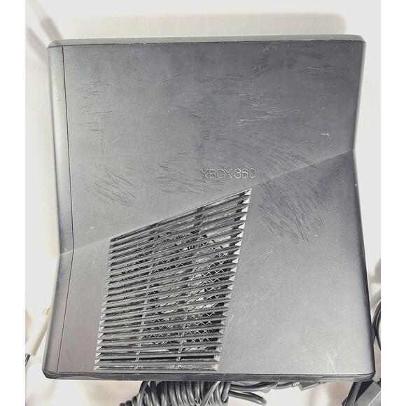 Xbox 360 Slim Black Console Kinect Bundle Tested NO Hard Drive - Picture 3 of 16